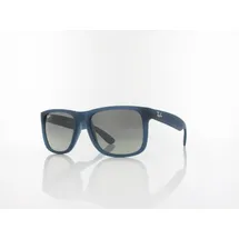 Ray-Ban Herren-Sonnenbrille Vollrand quadratisch, Kunststoff-Gestell, blau