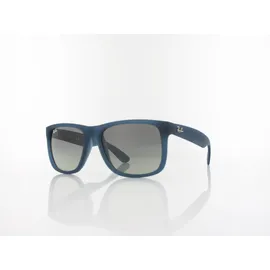 Ray-Ban Herren-Sonnenbrille Vollrand quadratisch, Kunststoff-Gestell, blau