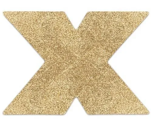 BIJOUX - INDISCRETS FLASH CROSS GOLD NIPPELABDECKUNGEN