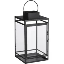 Mica decorations Laterne Storm Eisen Schwarz