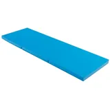 KOMFOTTEU Weichbodenmatte Turnmatte, klappbar, 180x60x5 cm blau