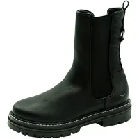 Mustang Damen 1398-511, Chelsea-Stiefel, schwarz, 37