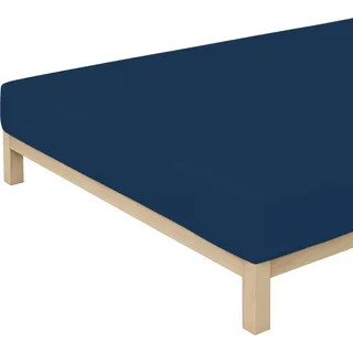 Baumwolle 120 x 200 - 130 x 220 cm blue deep