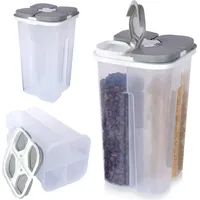 Excellent Houseware Küchenbehälter mit Dosierer transparent 2,4 l