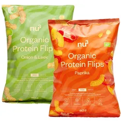 nu3 Organic Protein Flips, Paprika + Zwiebel-Lauch