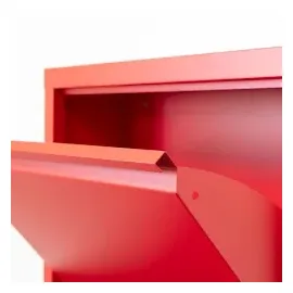 VCM Pisa 10 Klappen 0 x 0 x 0 cm rot / rot