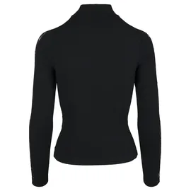 URBAN CLASSICS Ladies Lace Striped LS - Schwarz