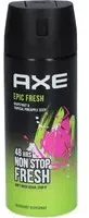 AXE EPIC FRESH DÉODORANT BODYSPRAY SENS-TOI FRAIS PENDANT 48H Déodorant 150 ml
