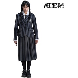 Metamorph Wednesday Schuluniform schwarz-grau für Frauen Größe: L - Grau