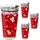 Relaxdays Kindergläser 4er Set 0,45 l