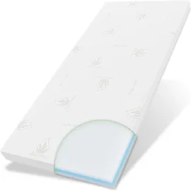 eloneo Topper 100 x 200 cm weiß