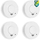 smartwares Rauchmelder 4 Einheiten - White