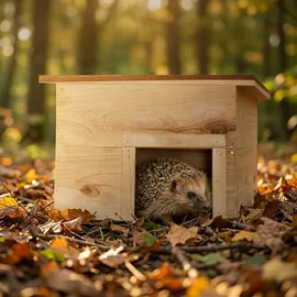 Relaxdays Igelhaus aus Holz