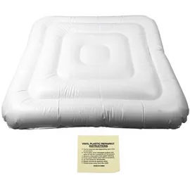 ej.life Aufblasbare Whirlpool-Abdeckung weiß 1,2 m