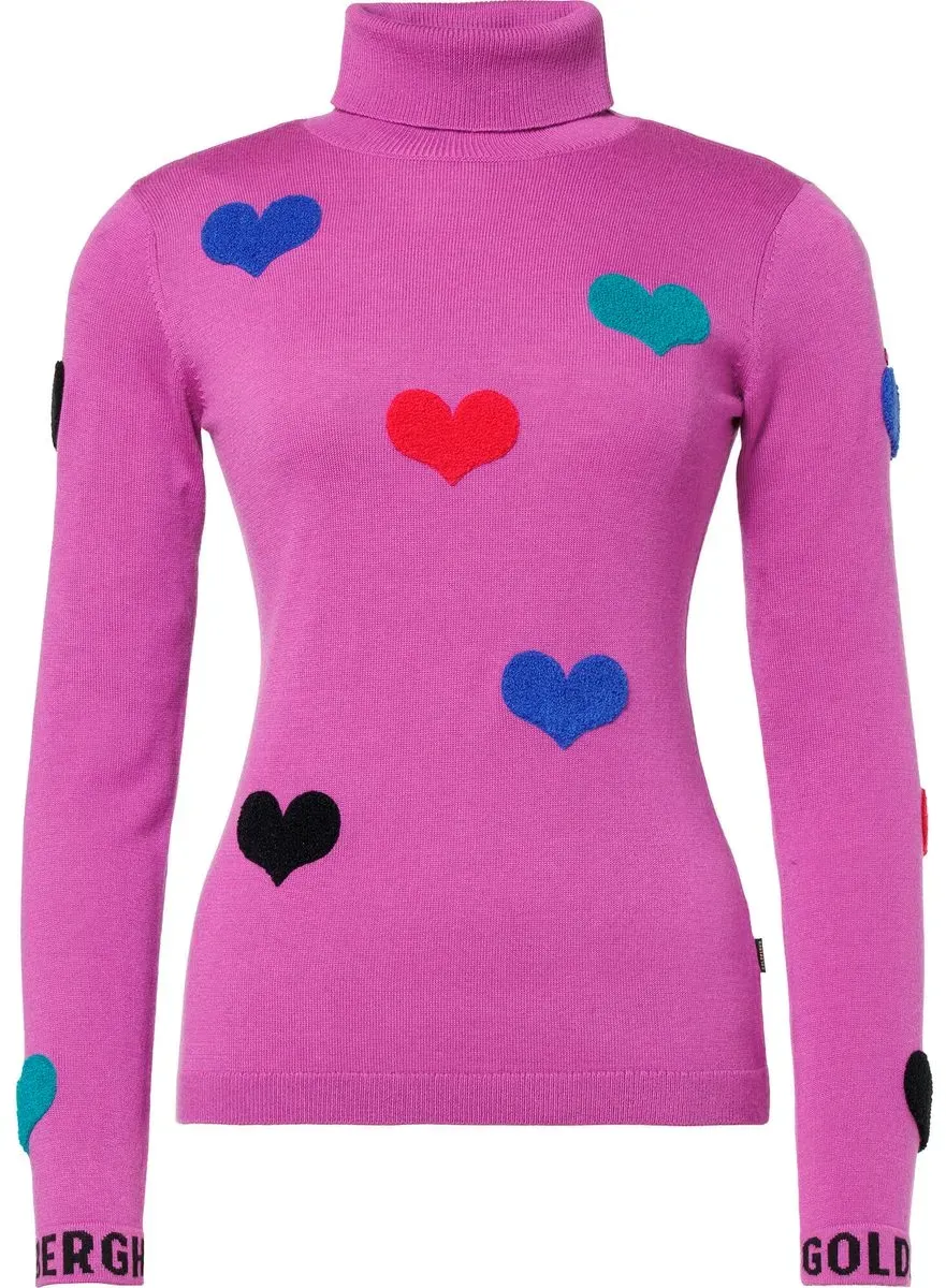 Goldbergh Bacio Long Sleeve Knit Sweater viola (5643) L
