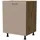 Feldmann-Küchen Unterschrank Brerra 60 x 50 x 82 cm Graubeige