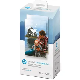 HP Sprocket Studio Plus 4x6“ 108 vnt.)