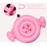 Flamingo-babyschwimmhilfe Mit Sonnenschutz, Aufblasbare Babyschwimmhilfe, Aufblasbarer Babypool-schwimmring