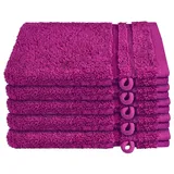 Waschhandschuh 5 x 16 x 22 cm fuchsia