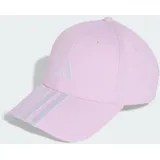 adidas 3-Streifen New Logo Baseball Cap clear pink/white 54 - 60 cm
