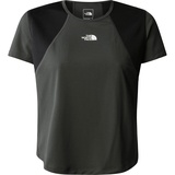 The North Face Damen Lightbright T-Shirt, Asphalt Grey-TNF Black, XS