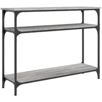 VidaXL Konsolentisch Grau Sonoma 100x29x75 cm Holzwerkstoff