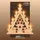 Weigla LED Lichterspitze/Schwibbogen"Weihnachtsbaum mit roten Kugeln" 7 flammig Erzgebirge garantiert