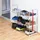 Relaxdays Schuhregal 90 x 70 x 31 cm silber