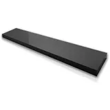 casa pura KARAT Wandboard Stockholm Elegantes Wandregal Universal Schwarz Matt 80 cm Breite