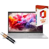 Asus VivoBook X170 - Intel Core i7 - 32GB DDR4-RAM - 4000GB SSD - Windows 11 Pro + MS Office 2024 Pro - 44cm (17.3") Display - Beleuchtete Tastatur - Silber