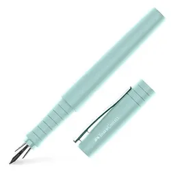 FABER-CASTELL Poly Pen Patronenfüller caribic blue M (mittel)