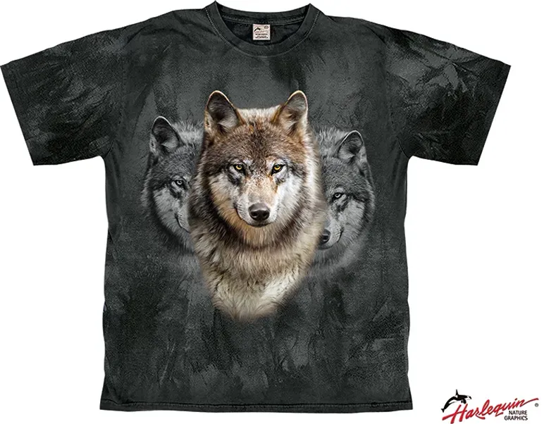 Harlequin Wolf Spirit T-Shirt