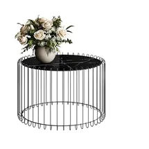 lookway Marbelle Schwarz Marmor 60 x 39 x 60 cm