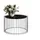 lookway Marbelle Schwarz Marmor 60 x 39 x 60 cm