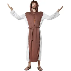 tectake® Herrenkostüm Frommer Klosterbruder