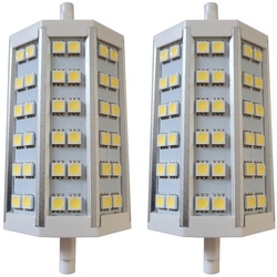 Provance LED-Leuchtmittel 2x LED Lineal J118 RX7S 8W 780 Lm 2700 K, R7s, 2 St.
