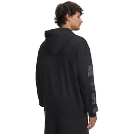Under Armour Rival Lightweight Graphic Reißverschlusspullover - Black - L
