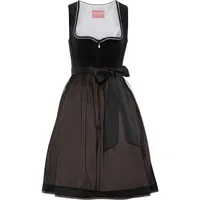 Krüger Madl Dirndl Samt Midi-Dirndl Cannolo schwarz 44