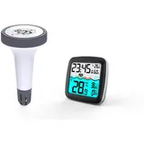 Technoline Funk-Poolthermometer Schwarz WS 9059