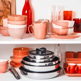 Tefal Ingenio Preference Wok-Pfanne, 26 cm, stapelbar, Edelstahl, sichere Antihaftbeschichtung, Induktion, vielseitig einsetzbar, platzsparend, Tem...