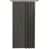 Woltu Duschvorhang 200x200cm Badvorhang Anti-Schimmel Antibakteriell Wasserdichter Polyester Stoff Waschbar Dunkelgrau mit Duschvorhängeringen für Badewanne und Dusche