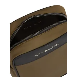 Tommy Hilfiger Repreve Mini Reporter Crossbody Tasche Brown/Willow Green