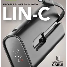 Cellular Line Power Bank LIN-C 10000 Black (60922) - Grau