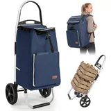 Sekey Einkaufstrolley Blau 50L