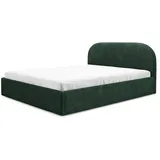 bettso Polsterbett mit Bettkasten ¦ grün ¦ Maße (cm): B: 200 H: 90