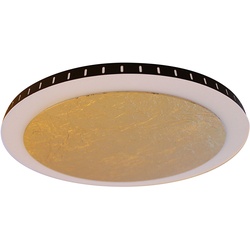 Eco-Light LED-Deckenleuchte MOON Alu, Eisen, Stahl & Metall Gold 40 cm