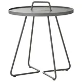 Cane-Line On-the-move large Beistelltisch Century Bistrotisch Ø 52 x 60 cm light grey