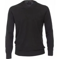 CasaModa V-Ausschnitt-Pullover grau 3XL