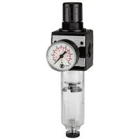 Riegler Filterregler »multifix«, PC-Behälter, BG 1, G 1/4, 0,5-10
