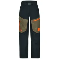 Ziener AKANDO jun (pants ski), black.tie dye seaweed 140